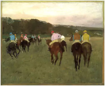 Edgar Degas, Racehorses at Longchamp