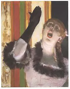 Edgar Degas, Singer with a Glove, c. 1860